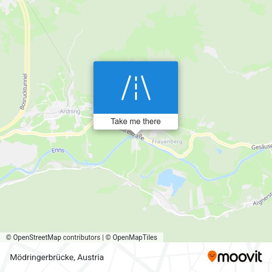 Mödringerbrücke map