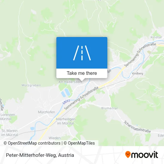 Peter-Mitterhofer-Weg map