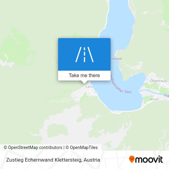 Zustieg Echernwand Klettersteig map