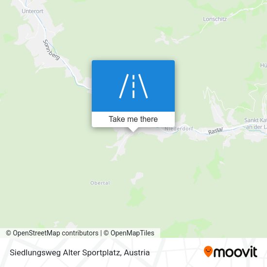 Siedlungsweg Alter Sportplatz map