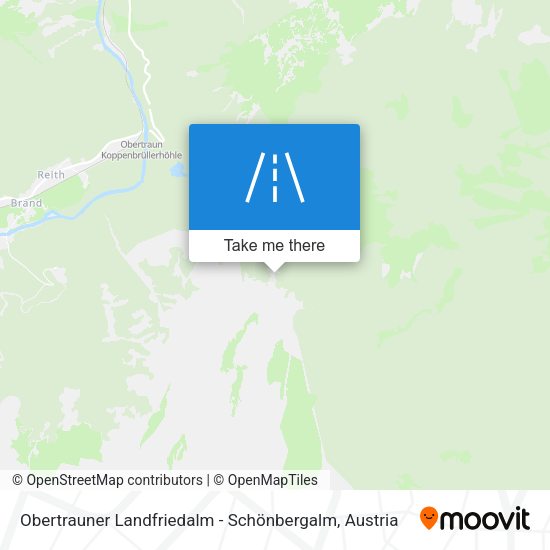 Obertrauner Landfriedalm - Schönbergalm map