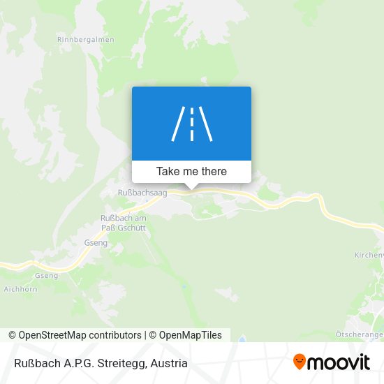 Rußbach A.P.G. Streitegg map
