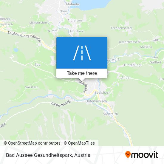 Bad Aussee Gesundheitspark map