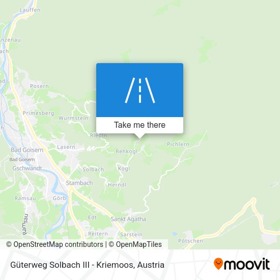 Güterweg Solbach III - Kriemoos map
