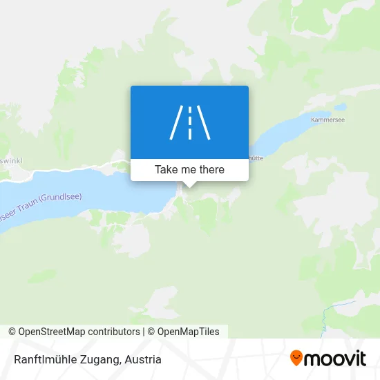 Ranftlmühle Zugang map