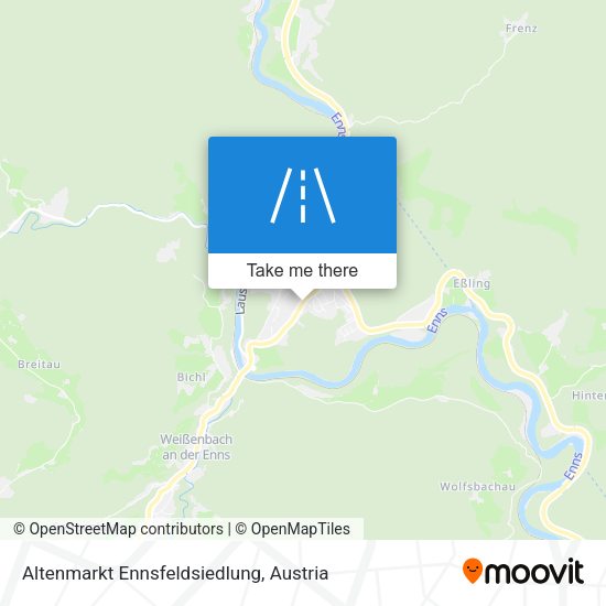 Altenmarkt Ennsfeldsiedlung map