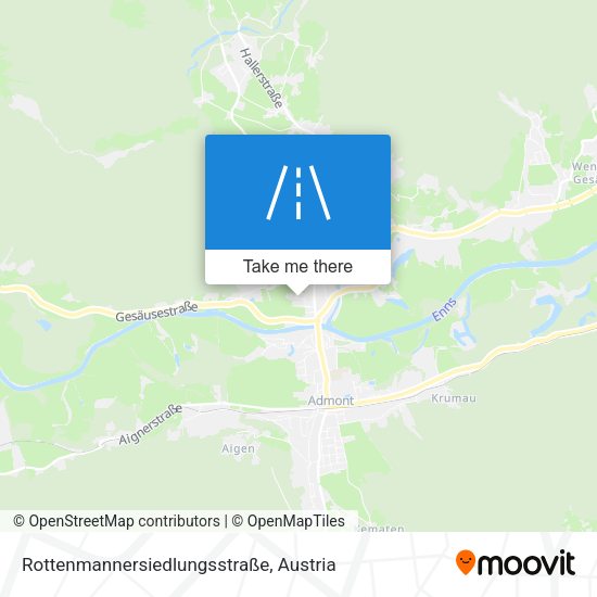 Rottenmannersiedlungsstraße map
