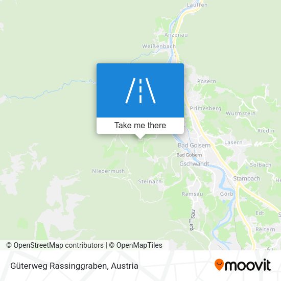 Güterweg Rassinggraben map