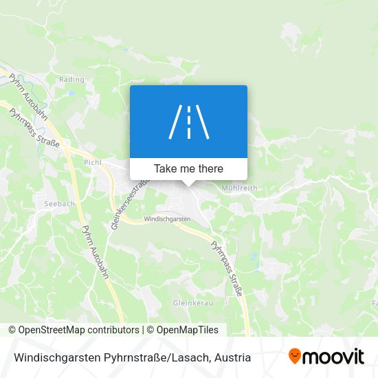 Windischgarsten Pyhrnstraße / Lasach map