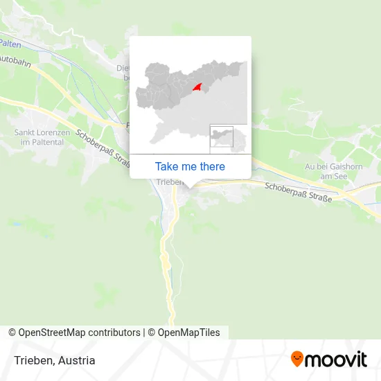 Trieben map