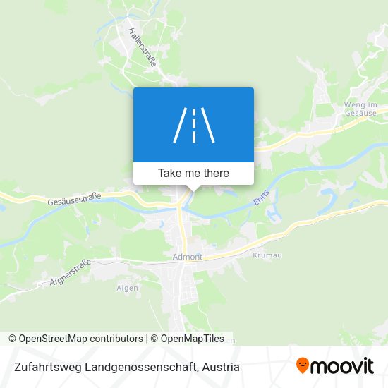 Zufahrtsweg Landgenossenschaft map