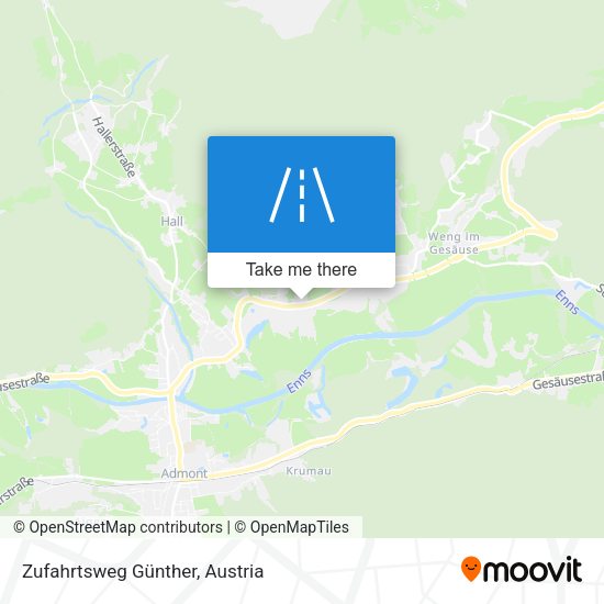 Zufahrtsweg Günther map