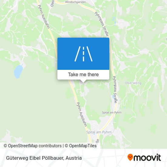 Güterweg Eibel Pöllbauer map