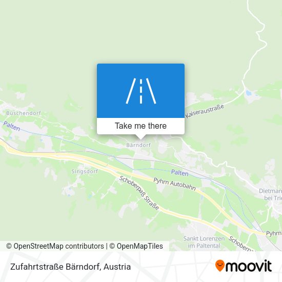 Zufahrtstraße Bärndorf map
