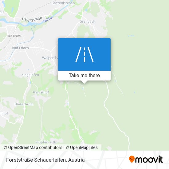Forststraße Schauerleiten map