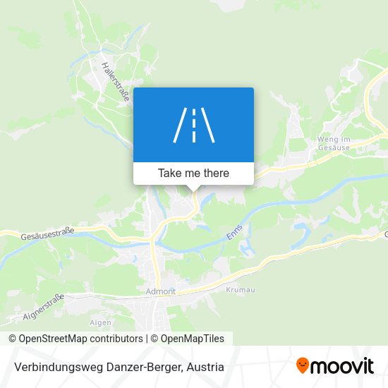 Verbindungsweg Danzer-Berger map