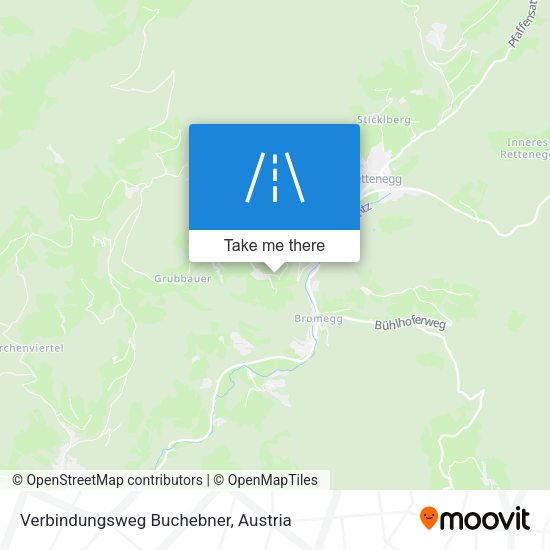 Verbindungsweg Buchebner map