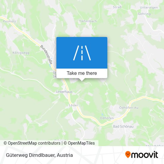 Güterweg Dirndlbauer map
