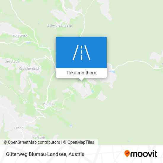 Güterweg Blumau-Landsee map