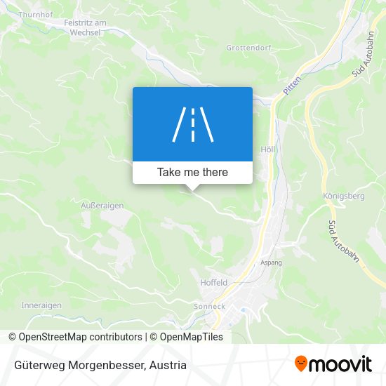 Güterweg Morgenbesser map