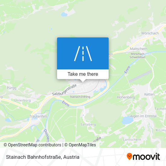 Stainach Bahnhofstraße map