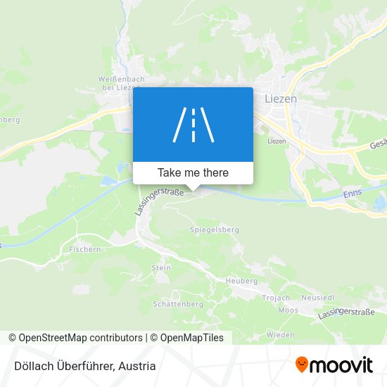 Döllach Überführer map