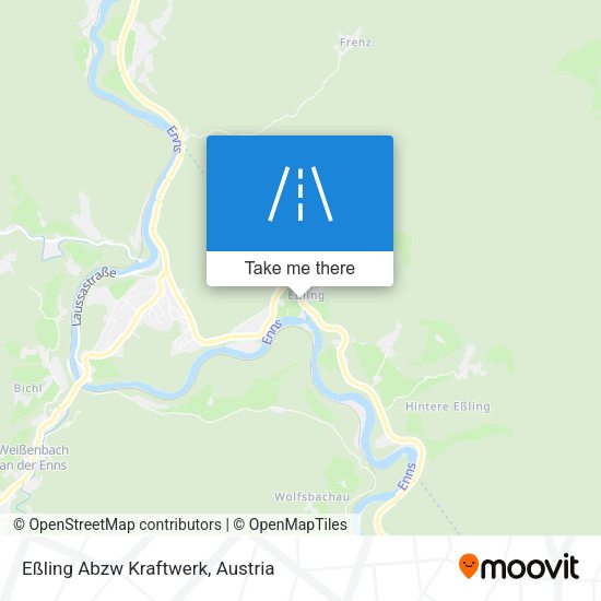 Eßling Abzw Kraftwerk map