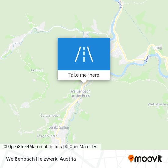 Weißenbach Heizwerk map