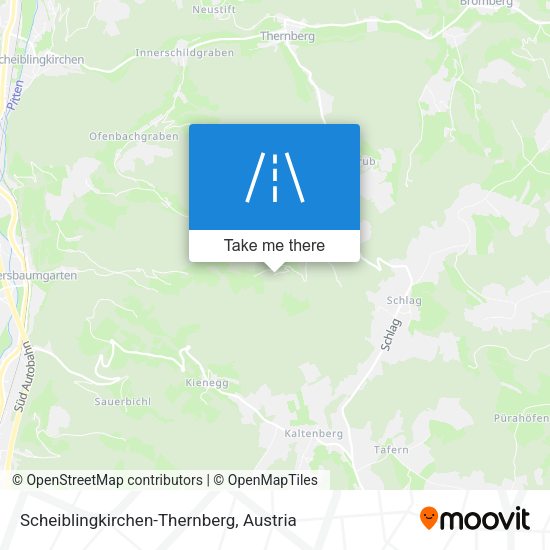 Scheiblingkirchen-Thernberg map