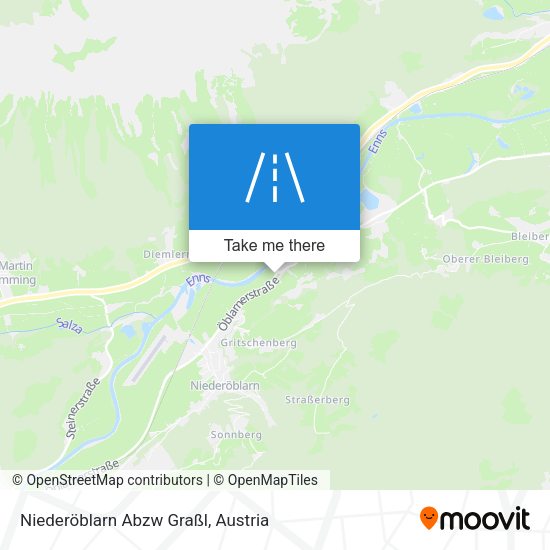 Niederöblarn Abzw Graßl map