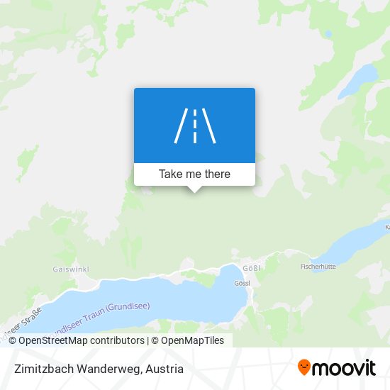 Zimitzbach Wanderweg map