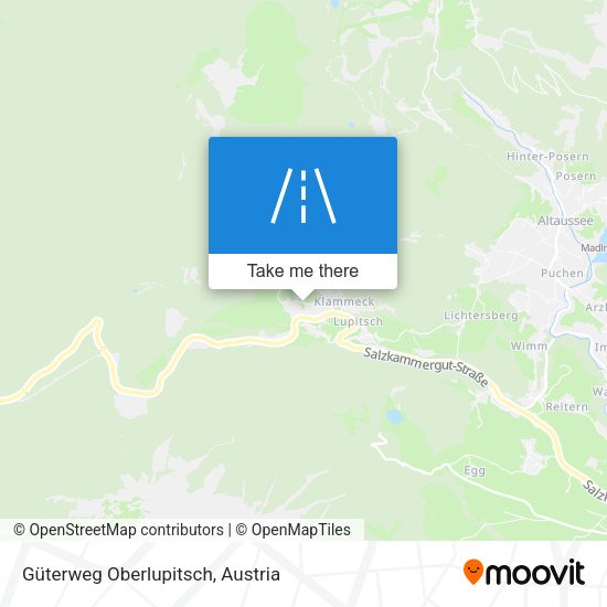 Güterweg Oberlupitsch map