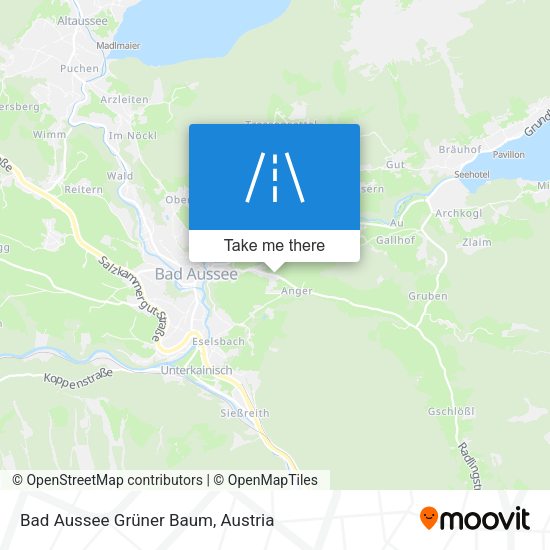 Bad Aussee Grüner Baum map