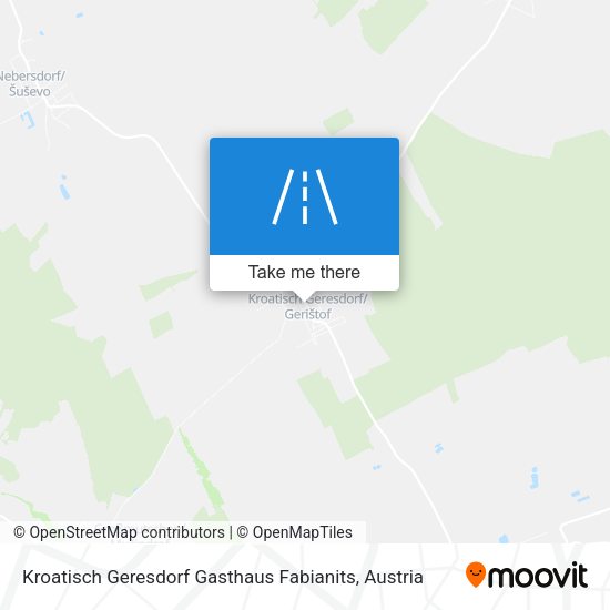 Kroatisch Geresdorf Gasthaus Fabianits map