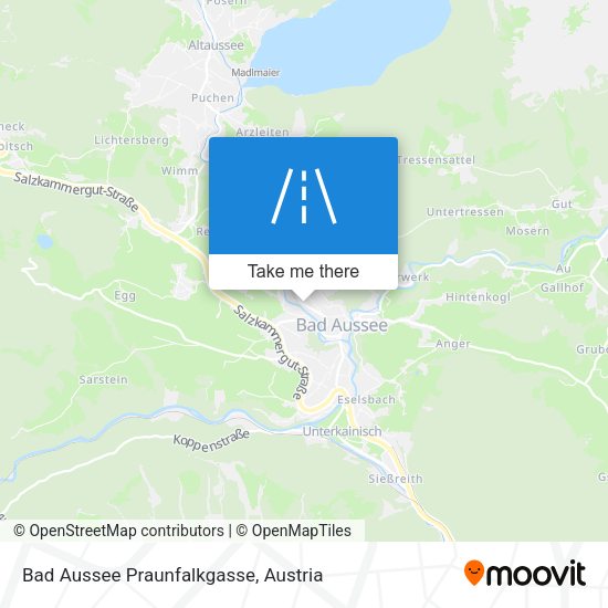 Bad Aussee Praunfalkgasse map