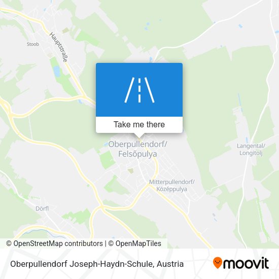 Oberpullendorf Joseph-Haydn-Schule map