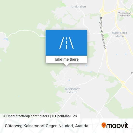 Güterweg Kaisersdorf-Gegen Neudorf map