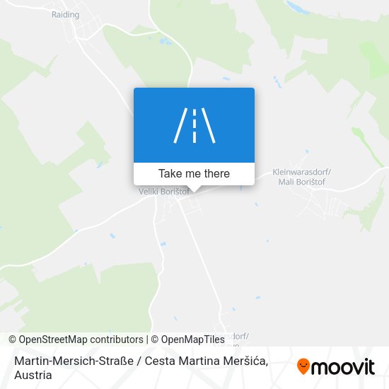 Martin-Mersich-Straße / Cesta Martina Meršića map