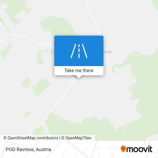 POD Ravnice map
