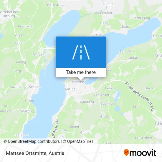 Mattsee Ortsmitte map