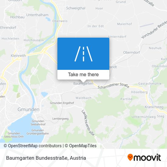 Baumgarten Bundesstraße map