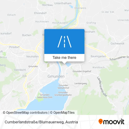 Cumberlandstraße/Blumauerweg map