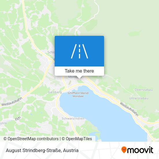 August Strindberg-Straße map