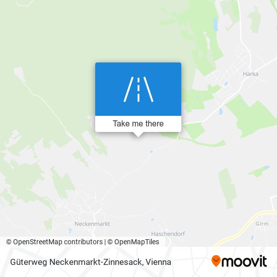 Güterweg Neckenmarkt-Zinnesack map
