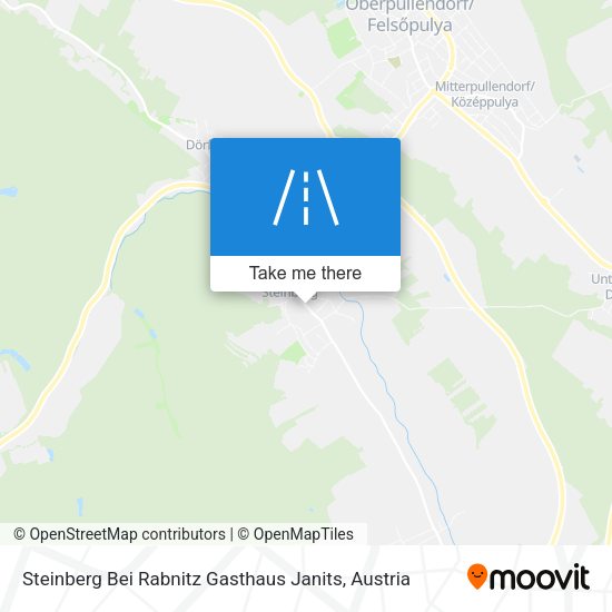 Steinberg Bei Rabnitz Gasthaus Janits map