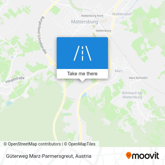Güterweg Marz-Parmersgreut map