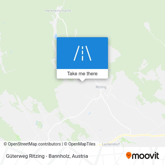 Güterweg Ritzing - Bannholz map