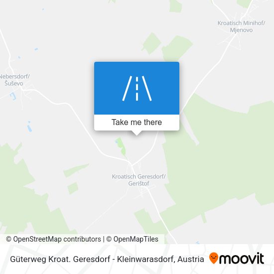 Güterweg Kroat. Geresdorf - Kleinwarasdorf map