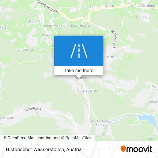 Historischer Wasserstollen map