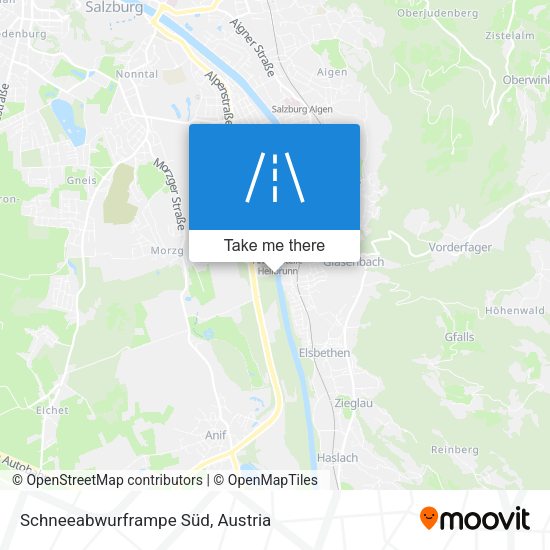 Schneeabwurframpe Süd map